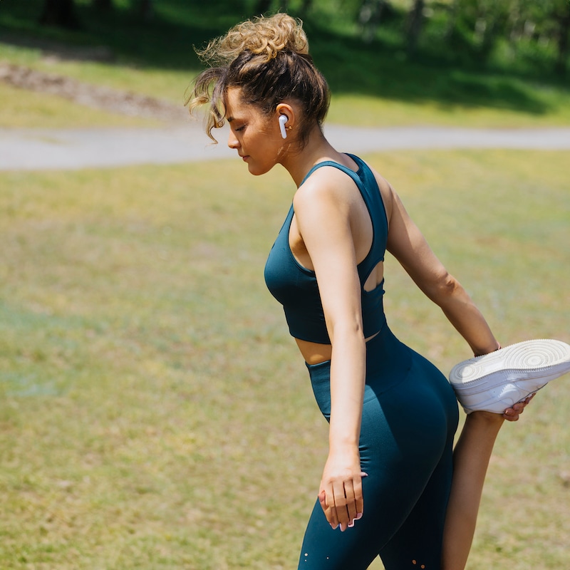 Main Image 7 of Reflex Active Series 17 Pink Strap Smart Watch & True Wireless Sound Earbud Set