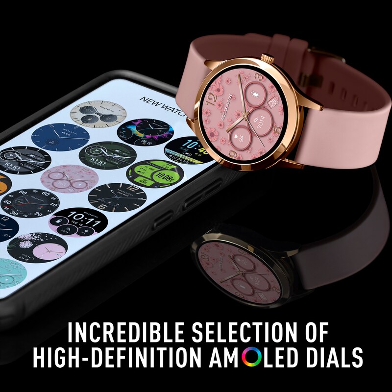 Main Image 4 of Reflex Active Series 31 Amoled Pink Silicone Strap Smart Watch