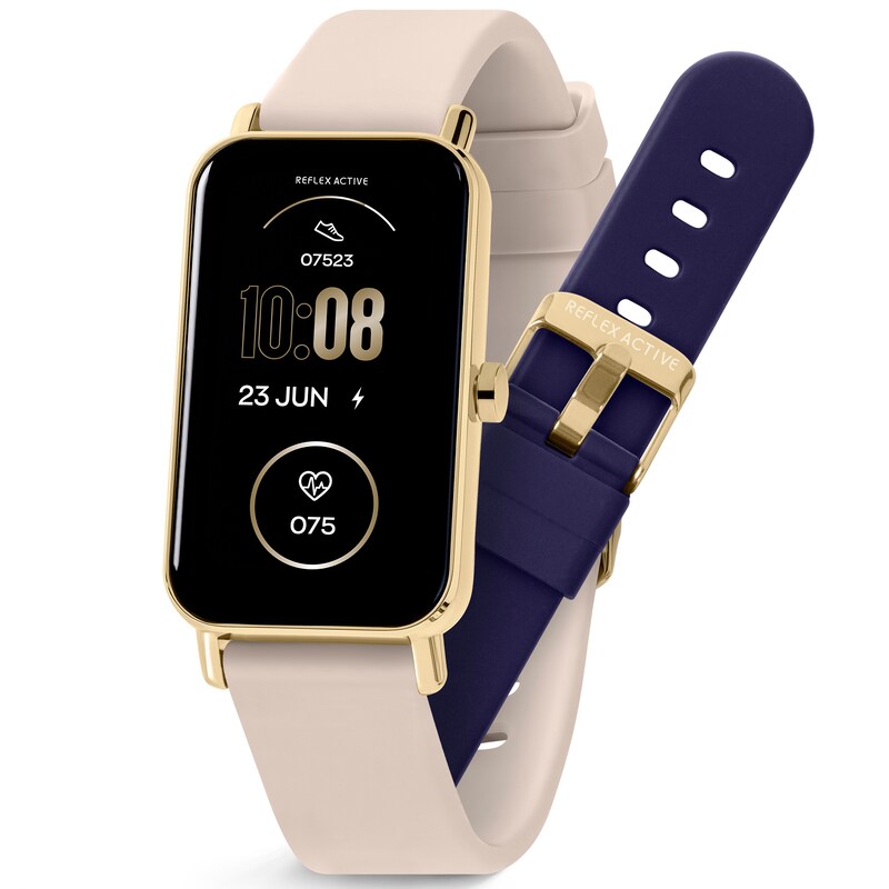 Main Image 1 of Reflex Active Series 53 Smart Nude and Blue Interchangeable Strap Smart Watch