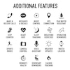 Thumbnail Image 5 of Reflex Active Series 40 Amoled Smart Aluminium Charcoal Strap Smart Watch