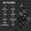 Thumbnail Image 2 of Reflex Active Series 44 Amoled Black Silicone GPS Sports Smart Watch
