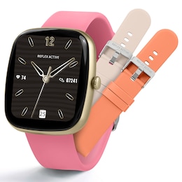 Reflex Active Series 50 Smart Pink Smart Watch Interchangeable Strap Set
