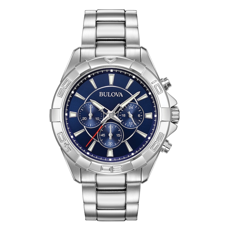 Main Image 1 of Bulova Classic Chronograph Men's Stainless Steel Bracelet Watch