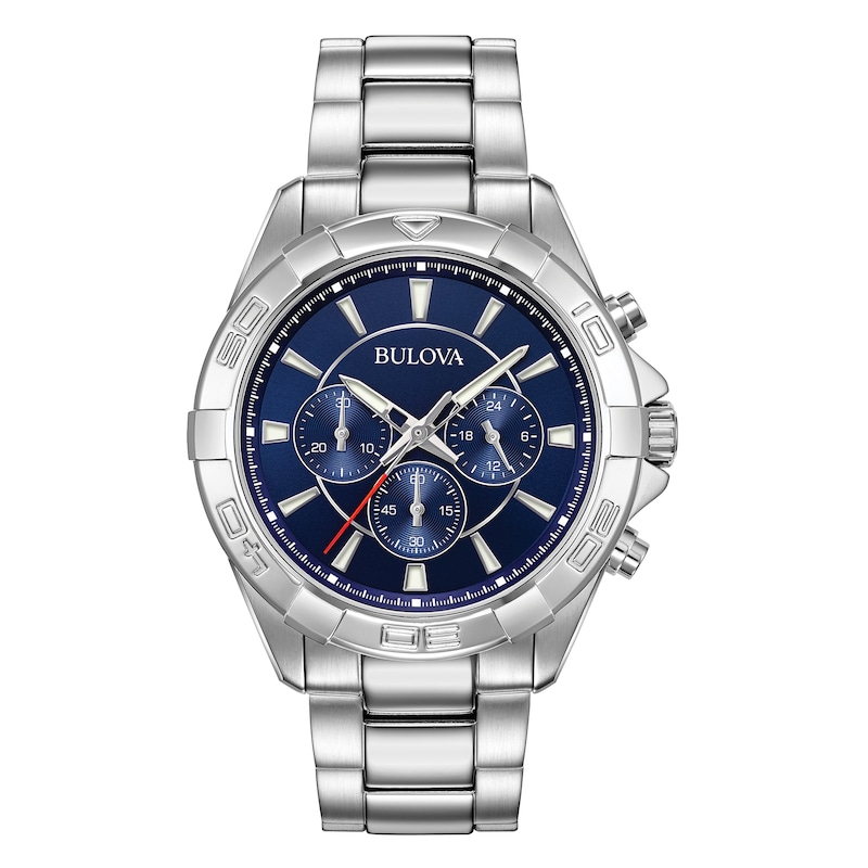 Bulova Classic Chronograph Men's Stainless Steel Bracelet Watch