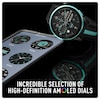 Thumbnail Image 4 of Reflex Active Series 54 Amoled GPS Black and Teal Strap Smart Watch