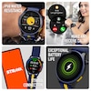 Thumbnail Image 3 of Reflex Active Series 54 Amoled GPS Blue and Yellow Strap Smart Watch