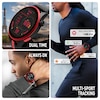 Thumbnail Image 2 of Reflex Active Series 54 Amoled GPS Black and Red Strap Smart Watch