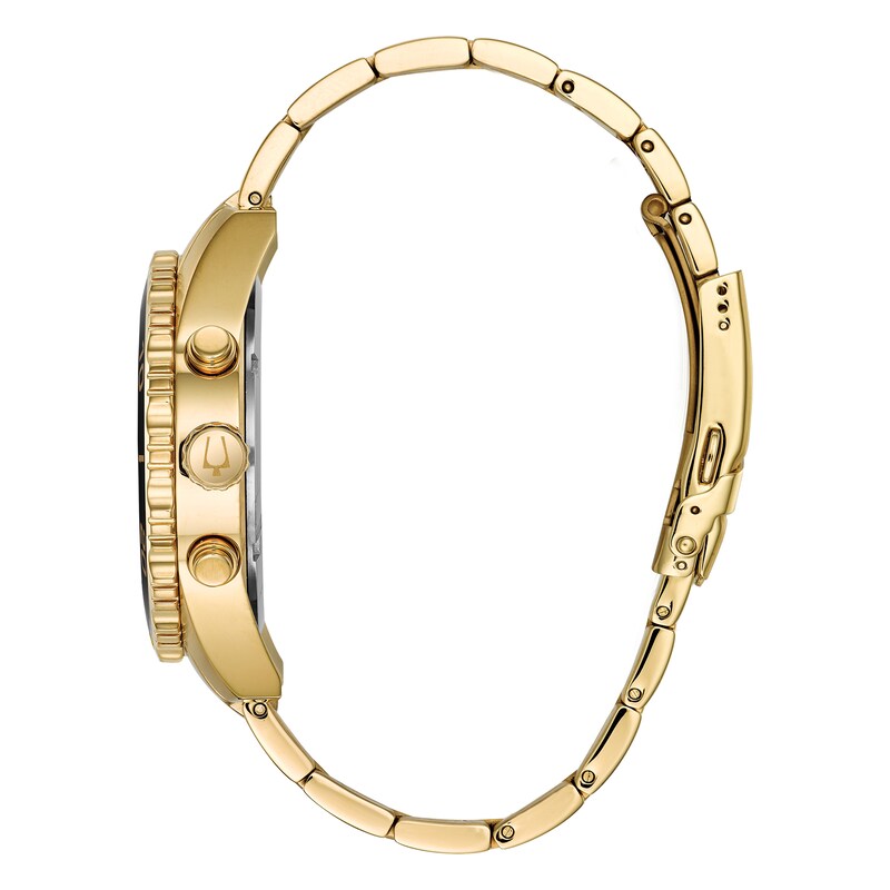 Main Image 2 of Bulova Classic Chronograph Men's Gold Tone Stainless Steel Bracelet Watch