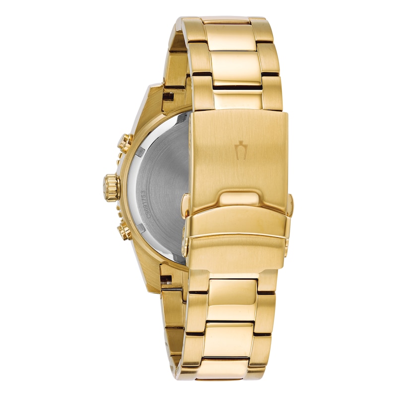 Main Image 3 of Bulova Classic Chronograph Men's Gold Tone Stainless Steel Bracelet Watch