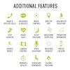 Thumbnail Image 5 of Reflex Active Series 54 Amoled GPS Green and Yellow Strap Smart Watch