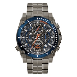 Bulova Icon High Precision Men's Grey Ip Bracelet Watch
