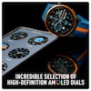 Thumbnail Image 4 of Reflex Active Series 54 Amoled GPS Blue and Orange Strap Smart Watch