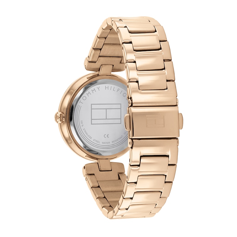 Tommy Hilfiger Ladies' 32mm Rose Gold Tone Bracelet Watch