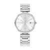 Thumbnail Image 1 of Tommy Hilfiger Ladies' Silver Dial Stainless Steel Bracelet Watch