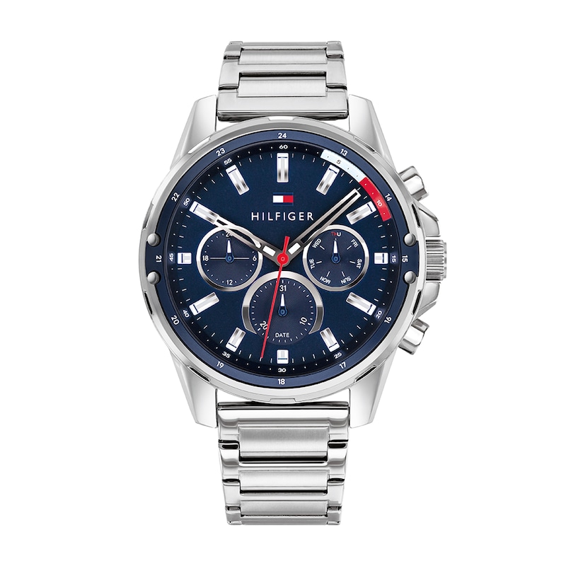 Main Image 1 of Tommy Hilfiger Men's Navy Dial Stainless Steel Bracelet Watch