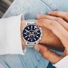 Thumbnail Image 4 of Tommy Hilfiger Men's Navy Dial Stainless Steel Bracelet Watch