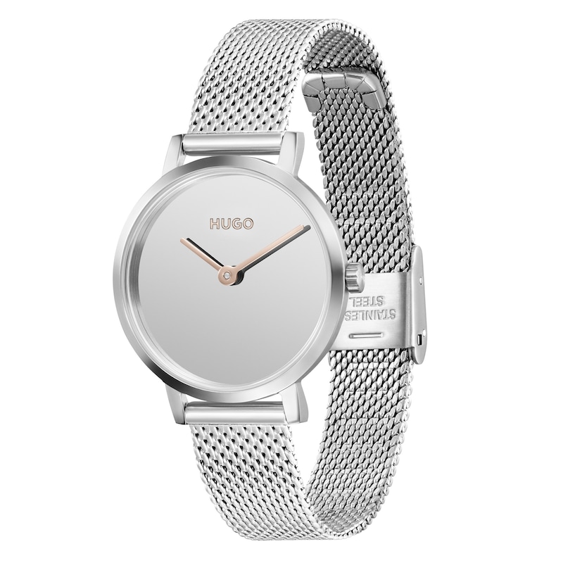 Main Image 2 of HUGO #CHERISH Ladies' Stainless Steel Mesh Bracelet Watch