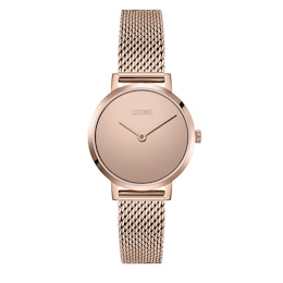 HUGO #CHERISH Ladies' Rose Gold Tone Mesh Bracelet Watch