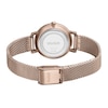 Thumbnail Image 3 of HUGO #CHERISH Ladies' Rose Gold Tone Mesh Bracelet Watch