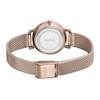 Thumbnail Image 2 of HUGO #CHERISH Ladies' Rose Gold Tone Mesh Bracelet Watch