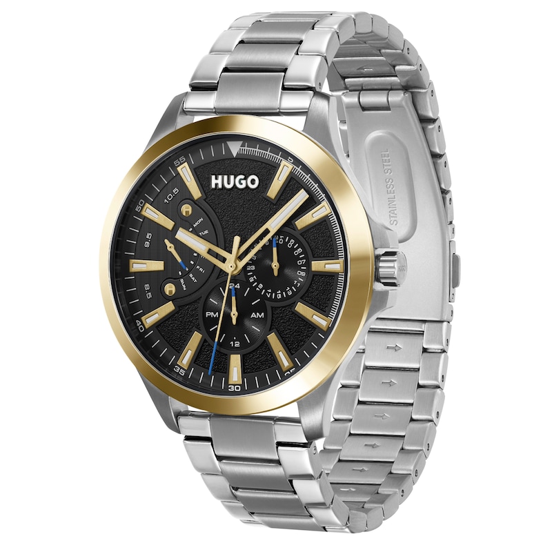 HUGO #LEAP Men's Stainless Steel Bracelet Watch