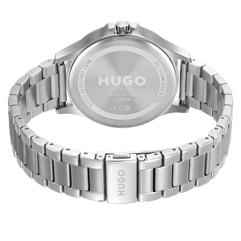 HUGO #LEAP Men's Stainless Steel Bracelet Watch