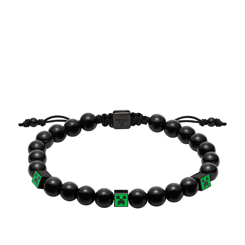 Main Image 1 of Fossil Men's Minecraft x Fossil Special Edition Beaded Bracelet