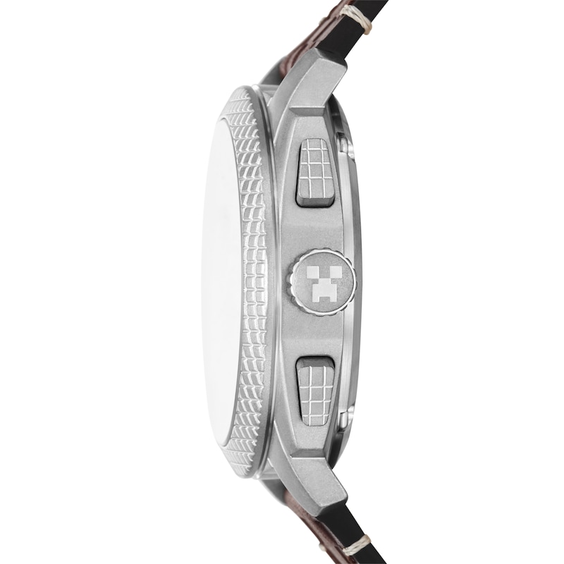 Main Image 3 of Fossil Men's Minecraft x Fossil Limited Edition Grass Block Stainless Steel Watch