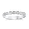 Thumbnail Image 1 of Perfect Fit 9ct White Gold Vintage Eternity 0.16ct Diamond Ring