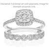 Thumbnail Image 2 of Perfect Fit 9ct White Gold Vintage Eternity 0.16ct Diamond Ring