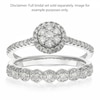 Thumbnail Image 2 of Perfect Fit 9ct White Gold Vintage Round Eternity 0.20ct Diamond Ring