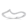 Thumbnail Image 1 of Perfect Fit 9ct White Gold Shaped Diamond Ring
