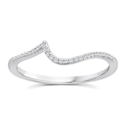 Perfect Fit 9ct White Gold Diamond Shaped Eternity Ring