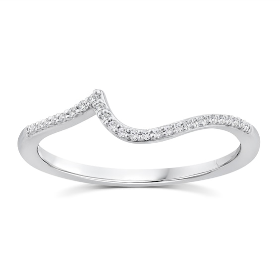Perfect Fit 9ct White Gold Shaped Diamond Ring