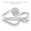 Thumbnail Image 2 of Perfect Fit 9ct White Gold Shaped Diamond Ring