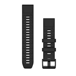 Garmin Fenix 8 Quick Fit 22mm Black Silicone Strap