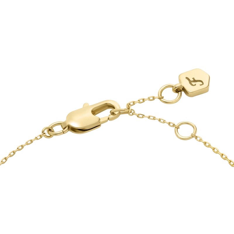 Main Image 3 of Fossil Women's Ellis Toi Et Moi Gold Tone Station Bracelet