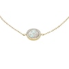 Thumbnail Image 2 of Fossil Women's Classic Mother of Pearl Gold Tone Stainless Steel Station Bracelet
