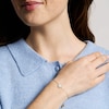 Thumbnail Image 4 of Fossil Women's Classic Mother of Pearl Gold Tone Stainless Steel Station Bracelet
