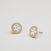 Thumbnail Image 3 of Fossil Women's Classic Mother of Pearl Gold Tone Stainless Steel Stud Earrings