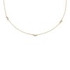 Thumbnail Image 2 of Fossil Women's Ellis Toi Et Moi Gold Tone Station Necklace
