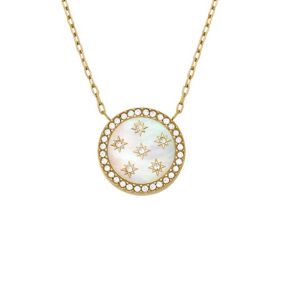 Fossil Ladies Classic Mother of Pearl Gold Tone Stainless St