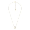 Thumbnail Image 2 of Fossil Women's Classic Mother of Pearl Gold Tone Stainless Steel Pendant Necklace