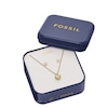 Thumbnail Image 7 of Fossil Women's Gold Tone Stainless Steel Heart Necklace and Earrings Gift Set