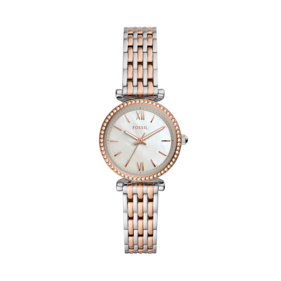 Fossil Carlie Women's Mini Stainless Steel Bracelet Watch