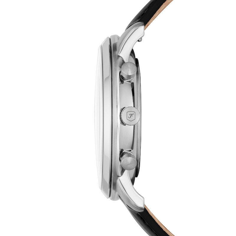 Main Image 2 of Fossil Neutra Men's Chronograph Black Leather Strap Watch