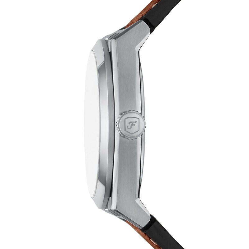 Main Image 2 of Fossil Everett Men's Blue Dial Brown Leather Strap Watch