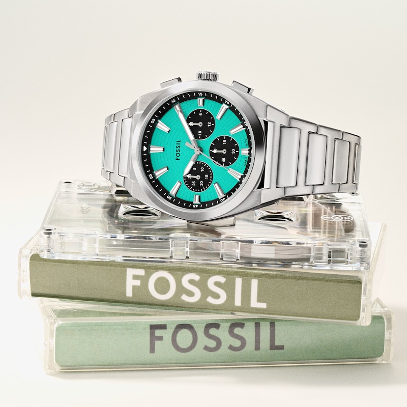 Main Image 5 of Fossil Everett Men's Chronograph Stainless Steel Bracelet Watch