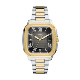 Fossil Crosby Men's Two Tone Stainless Steel Bracelet Watch