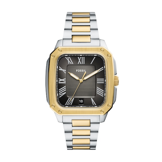 Fossil Crosby Men's Two Tone Stainless Steel Bracelet Watch